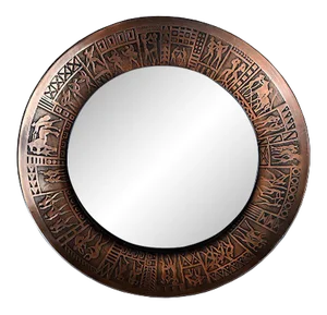 Mid-Century Italian Copper Mirror by Furgeri, 1960s