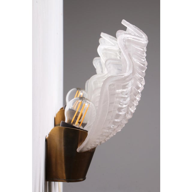 Mid-Century Modern Asea Wall Lamps Coquille, Sweden, 1950s, Set of 2 For Sale - Image 12 of 15