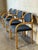 1960s Set of 4 Vintage Danish Beechwood Armchairs – Mid-Century Modern Dining Chairs With New Blue Upholstery For Sale - Image 5 of 11