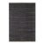 Dash & Albert by Annie Selke Herringbone Black Woven Cotton Rug, 4' x 6' For Sale