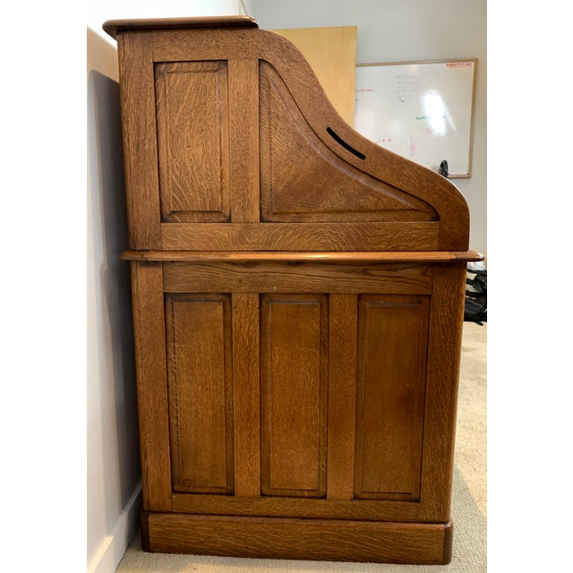 Late 19th Century Rolltop Desk For Sale - Image 11 of 14