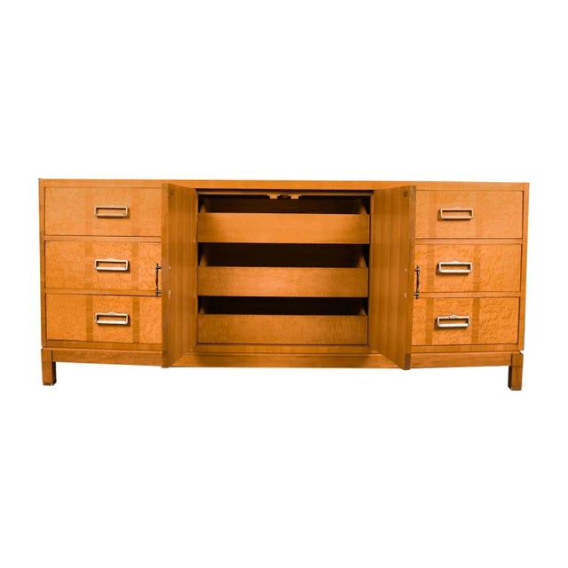 Wood 1960s Mid-Century Modern Diamond Front Dresser For Sale - Image 7 of 12