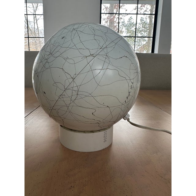 Lovely MCM Afco Style Spotlight Atomic Table Lamp in the shape of a Dome, Globe or Eyeball. It doesn’t have an on off...