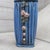 Weller Pottery 1915 Weller Art Pottery Blue Drapery Pair (2x) of Vases For Sale - Image 4 of 12
