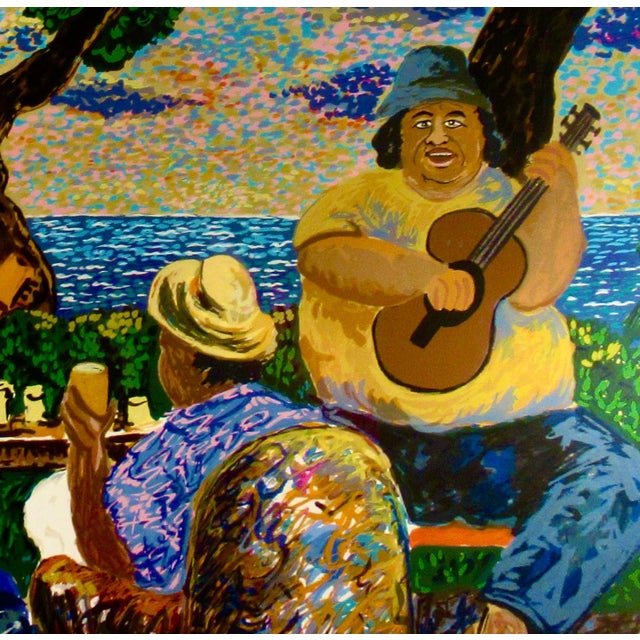 Guy Buffet Pau Hana C. 1990 Reproduction Print For Sale In San Francisco - Image 6 of 8