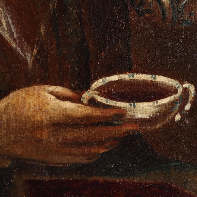 Follower of Giacomo Francesco Cipper, Portrait, Oil on Canvas, Framed For Sale - Image 6 of 13