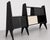 Mid-Century Modern Italian Mid Century Modern Extra-Long Wall Unit in Black Lacquer — Gio Ponti Inspired For Sale - Image 3 of 14
