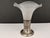 Vintage Sterling Silver Vase With Frosted Ribbed Art Glass Trumpet Insert, Art Deco Style For Sale - Image 15 of 15