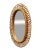 Oval Wicker Wall Mirror, Italy, 1960 For Sale - Image 6 of 8