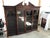Wood Chippendale China Cabinet Hutch Solid Mahogany For Sale - Image 7 of 13