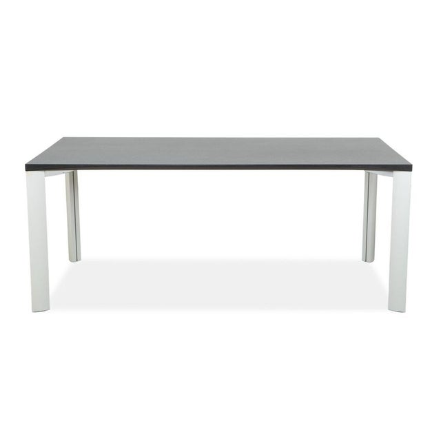 Dark Grey Dining Table with Silver Legs from Rosenthal For Sale - Image 12 of 14