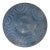 Jane Woodside Blue Interlocking Swirl Footed Studio Pottery Bowl For Sale