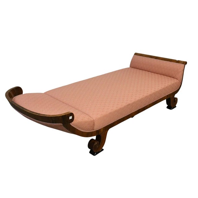 Wood Rare 19th Century Drop End Biedermeier Style Daybed For Sale - Image 7 of 7