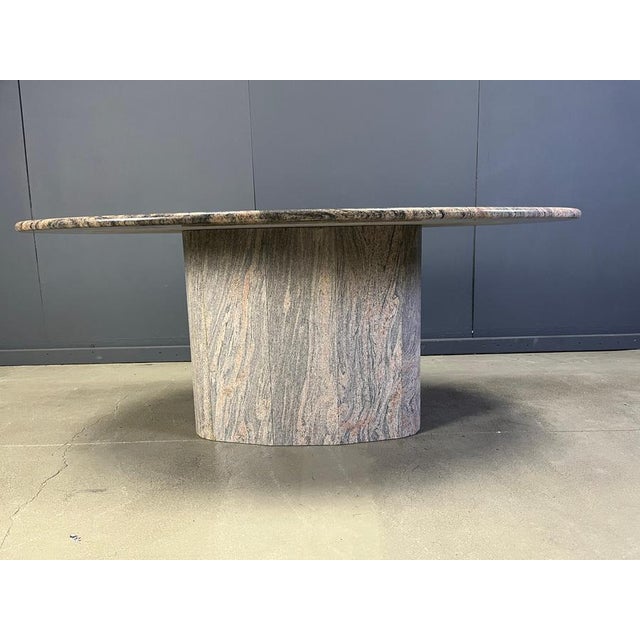 Vintage Oval Granite Dining Table, 1970s For Sale - Image 4 of 14
