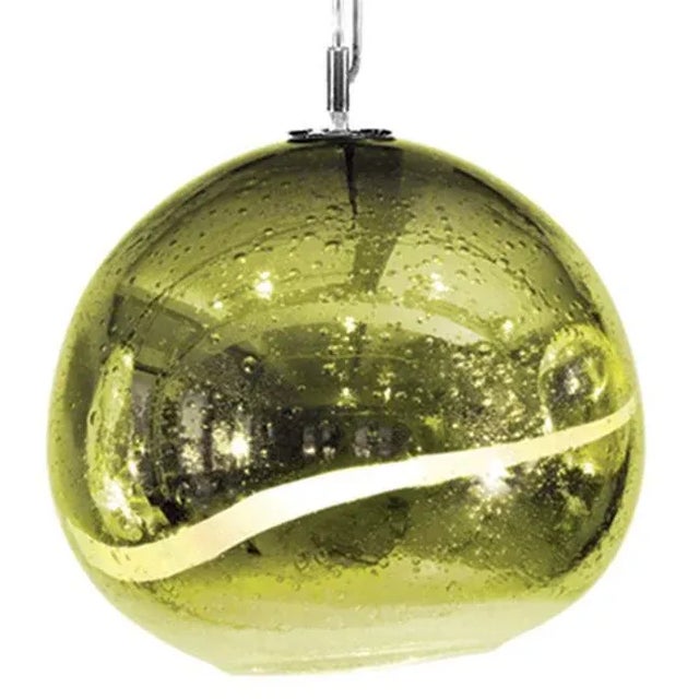 Not Yet Made - Made To Order Solaris Pendant Light from the Vista Swirl Collection in Citron For Sale - Image 5 of 5