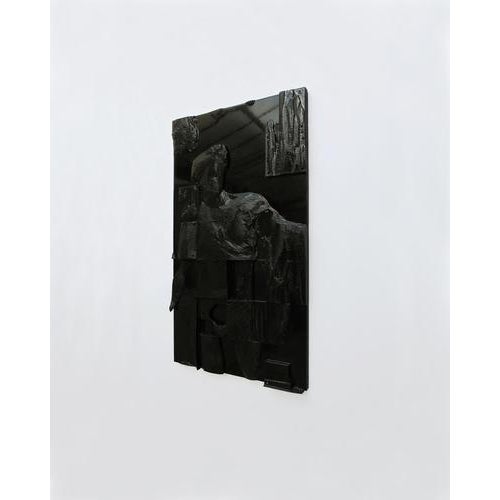 Contemporary Black Apollo Wall Mounted Sculpture by Arthur Bitsch For Sale - Image 3 of 7
