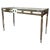 Studio Willy Rizzo Mid Century Modern Willy Rizzo Style Chrome and Glass Console Table, 1970's For Sale - Image 4 of 7