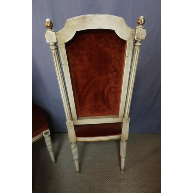 Directoire Chair Series, 1950s, Set of 12 For Sale - Image 6 of 15
