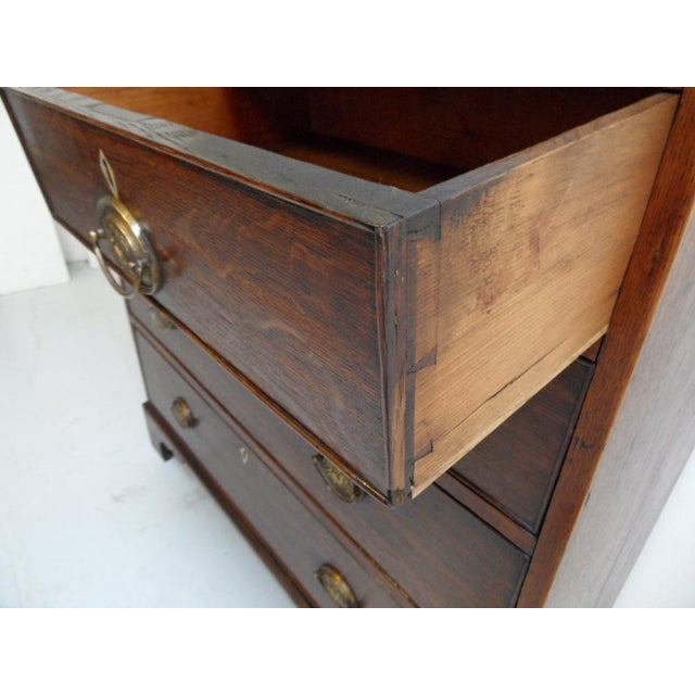 Antique Oak Chest of Drawers For Sale - Image 3 of 11