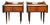 Mid-Century Italian Bedside Tables, 1950, Set of 2 For Sale