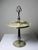 Display Stand in Green Onyx and Silver-Plated Metal, 1940s For Sale - Image 4 of 14