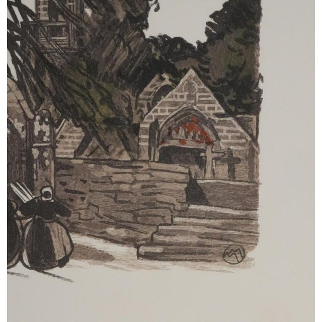 Mathurin Meheut, Brittany, Arrival at the Sanctuary, Engraving For Sale - Image 5 of 8