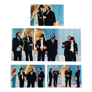 Olympia/ANSA, Michael Jackson, Italy, 1997, Photographic Prints on Canvas, Set of 6 For Sale