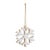 2020s Wood Snowflake Ornament (Set of 12) For Sale - Image 5 of 5