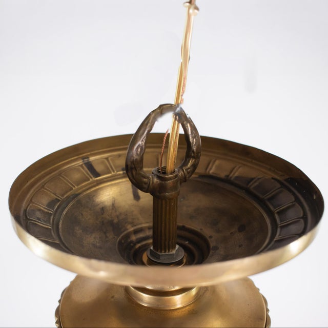 Early 20th Century Early 20th C. French Louis-Philippe Revival Gilt and Patinated Bronze Chandelier For Sale - Image 5 of 18