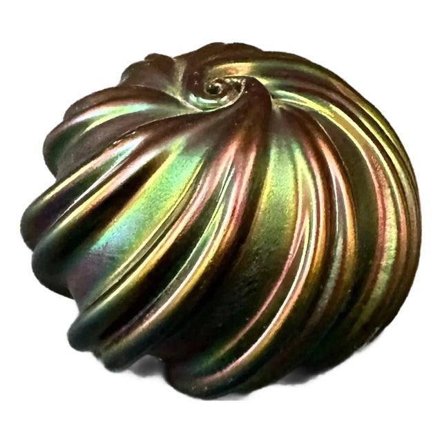 Late 20th Century Zephyr Glass Works Paperweight For Sale