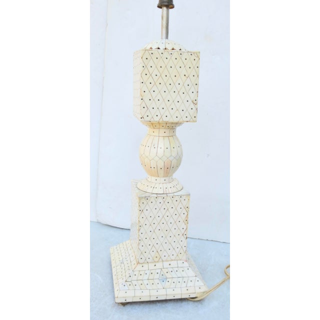 Mid-Century Modern Vintage Indian Goa Table Lamp For Sale - Image 3 of 11