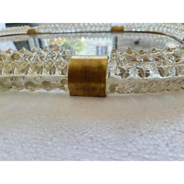 Venetian Rostrato Murano Glass Wall Mirror by Simoeng For Sale - Image 4 of 8