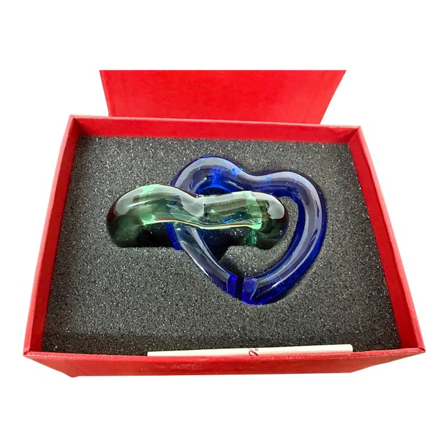 Baccarat Linking Hearts + Box For Sale