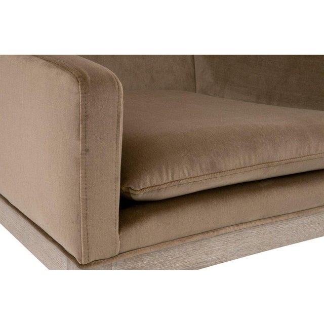 Wood Essentials for Living Drake Cotton Brown Counter Stool For Sale - Image 7 of 8