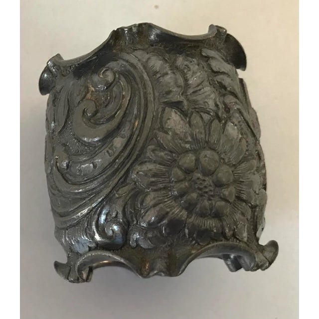 Nice antique repose napkin ring. Have not tried to polish but looks like silver or smelt.