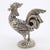 Italian Vintage Italian Handmade Genuine Silver Cockerel Roaster Figurine Miniature For Sale - Image 3 of 9
