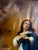 Religious Late 19th Century Large Italian Gilt Framed Religious Oil Painting – Immaculate Conception After Murillo – Florence, Italy For Sale - Image 3 of 11
