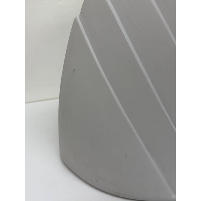 Art Deco Revival Large Scale Ceramic Vase, 1980s For Sale - Image 12 of 13