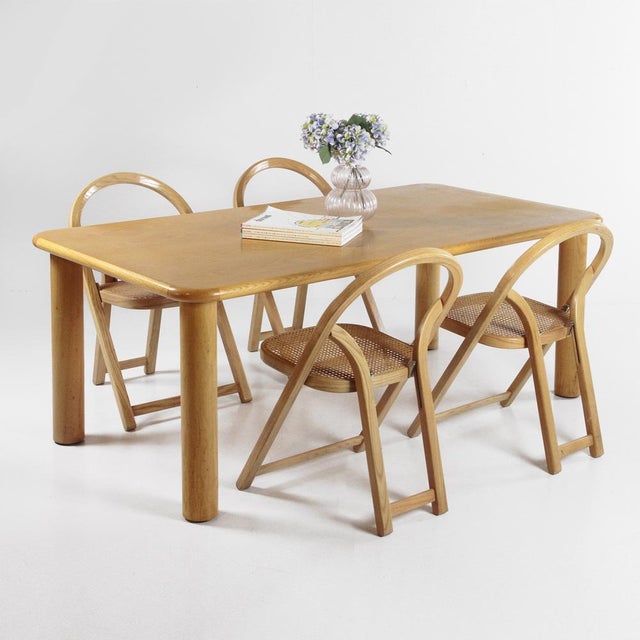 Forrestal Dining Table in Maple Wood by Marco Zanuso, 1970s For Sale - Image 9 of 15