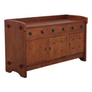 Gustav Stickley Mission Oak Buffet Server For Sale