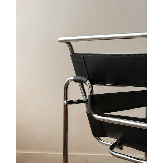 Wassily B3 Lounge Chairs by Marcel Breuer for Knoll International, 1970s, Set of 2 For Sale - Image 10 of 18