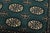 Bokhara Rug 3’7” X 5’11” Green Wool Tribal Hand-Knotted Oriental Carpet For Sale - Image 4 of 12