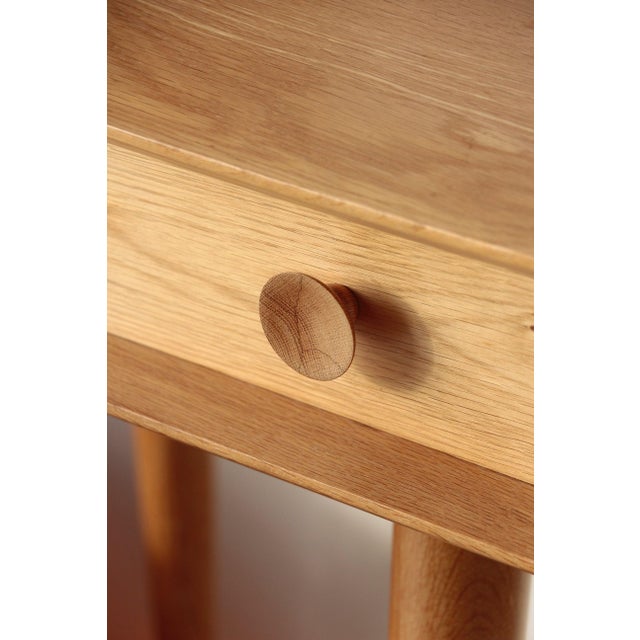 Vintage Oak Tripod Console Table, 1960s For Sale - Image 9 of 18