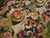 1890s Black Floral Antique European Needlepoint Rug 10'6" X 24'9" Handknotted Wool Carpet For Sale - Image 11 of 11