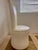Hollywood Regency White Faux Crocodile Vanity Chair With Chrome Base For Sale - Image 3 of 8
