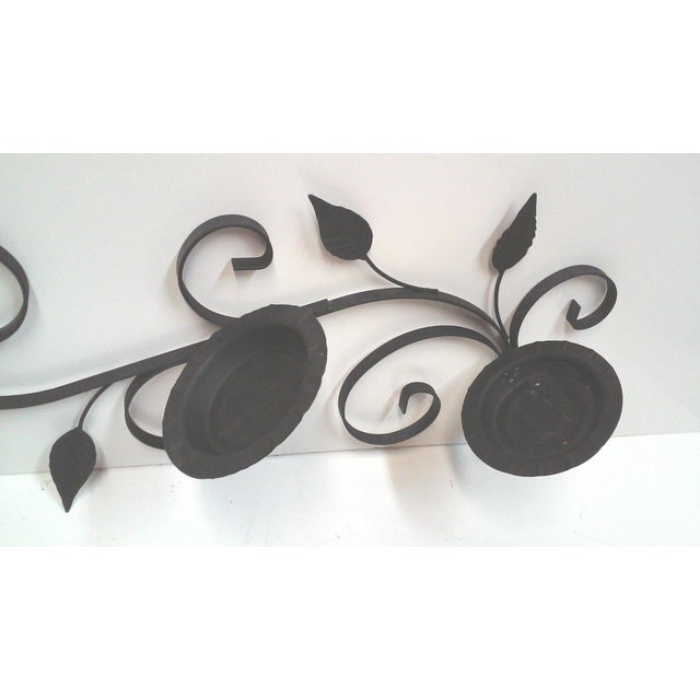 Salterini-Style Iron Wall Planter For Sale - Image 4 of 4