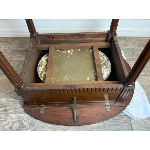 Louis Xv1 Style Walnut Plant Stand / Jardiniere For Sale In Tampa - Image 6 of 13