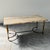 Metal Travertine Coffee Table with Brass Base, 1970s For Sale - Image 7 of 15