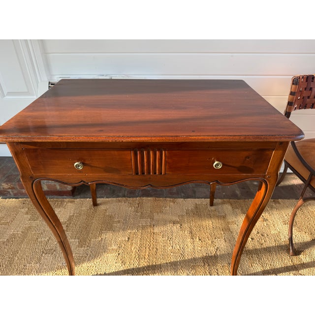 Antique Walnut French Transition Table For Sale - Image 12 of 18