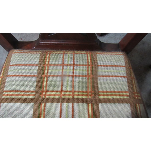 1940s Set Eight Mahogany Dining Room Chippendale Chairs For Sale - Image 4 of 14